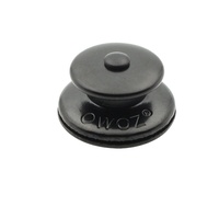 OWOZ-Partie supérieure Quincaillerie marine Fixation à pression en laiton Pièces antirouille pour bateau Couverture Dodger Noir Chrome LOXXXXX