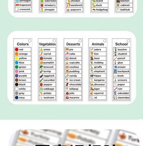 Cartes mémoire pour l'apprentissage des mots visuels, aide pédagogique pour les enfants débutants en lecture, de la maternelle à la 1ère année - Product Image 4