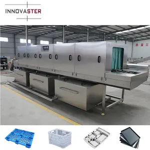 Single/integrated Model Molds/crates/container High Pressure Hot Water Cleaning Machine