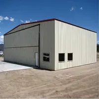 Bâtiments en acier de qualité supérieure à montage facile pour bureaux, hangars d'avions et bâtiments métalliques 24x30x12