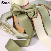 Qibai gros ruban de Satin Polyester de haute qualité 5cm * 100Y pour emballage cadeau cuisson décoration de mariage