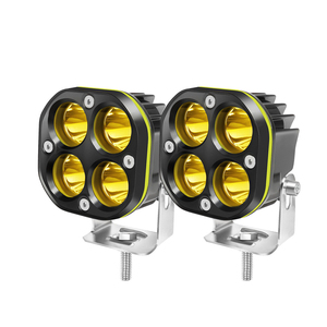 Cubo LED de doble color de 3 pulgadas, luz de trabajo, inundación/punto, anillo de <span class=keywords><strong>Halo</strong></span>, luces antiniebla de conducción, camión, ATV - Product Image 2