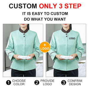 ホテルルームウェイター制服レストランクリーニングルームサービス衣料品ハウスメイドワーク - Product Image 4