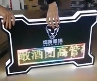 Papan Tanda LED Portabel Berwarna Penuh, Barcode Kustom, Tanda Tangan, Iklan Video, Tegangan AC, Dapat Diprogram dari Jarak Jauh, IP65, Lift