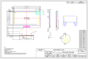 Pantalla Pequeña PMOLED de 2.42 Pulgadas, 128x64, Blanca, Azul, Amarilla, Verde, 31 Pines, SSD1309, 4 Cables, SPI I2C, Panel UG-2864ASWPG14 - Product Image 6
