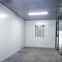 Casa Contenedor de Acero Prefabricada Desmontable Moderna, de Ensamblaje Rápido, para Uso en Exteriores, Campamentos, Oficinas, Centros Comerciales, Escuelas y Hoteles