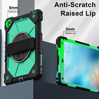 Étui robuste antichute pour iPad 6/5 Gen Pro 9.7 2017 2018 avec support rotatif à 360°, dragonne et bandoulière, adapté aux enfants, OEM ODM
