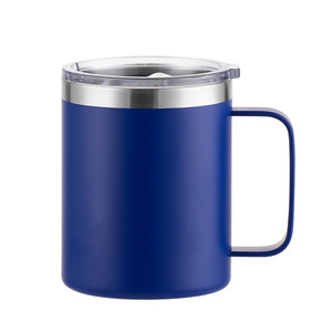 Vasos de café de acero de doble pared de 12 oz con tapa y asa para viajes o al aire libre para agua hirviendo 'Coffee <span class=keywords><strong>to</strong></span> Go' - Product Image 5