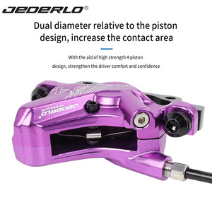 <span class=keywords><strong>Frenos</strong></span> de Aceite de Cuatro Pistones de Alta Calidad, Discos de Freno de Aceite Delanteros y Traseros para Bicicletas de Montaña, Discos de Freno Hidráulicos Bilaterales - Product Image 4