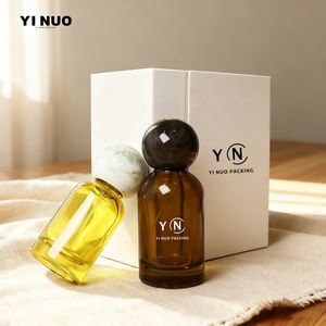 Offre Spéciale <span class=keywords><strong>Labo</strong></span> Bouteilles de parfum à étiquette personnalisée rondes de 30ml 50ml 100 ml Vaporisateur de parfum en verre unique avec couvercle en argent - Product Image 3