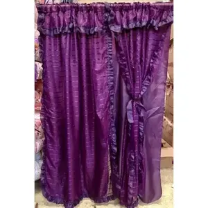 Rideau ajouré à double voile, 1,30 m de haut x 1,70 m de large, décoration - Product Image 4