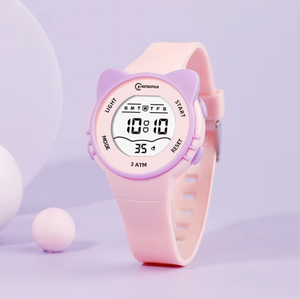 Montre numérique unisexe pour enfants et étudiants, étanche, avec alarme, motif dessin animé personnalisé, vente chaude en gros - Product Image 5