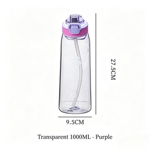Bottiglia con Coperchio a Chiusura Ermetica Senza Odori in Tritan+PP, Lavabile in Lavastoviglie, Ideale per Attività all'Aperto, Scuola, Escursionismo, <span class=keywords><strong>Palestra</strong></span> - Product Image 3