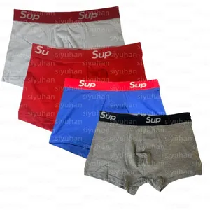 Paquete de 4 Calzoncillos de Diseño para Hombre, Corte Recto, Algodón Transpirable, Antibacterianos, de Secado Rápido, Tipo Boxer - Product Image 6