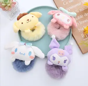 YWMX kız sevimli peluş Melody mi melodi Hairbands kız güzel yumuşak Cinnamoroll karikatür tasarım güzel kız saç aksesuarları