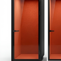 Cabine insonorisée portable pour centre d'appels, poste de travail, cabine anti-bruit pour service client