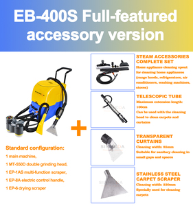 EB-400S Pulitore a Vapore <span class=keywords><strong>per</strong></span> Tappeti con Funzione Spray Schiuma e Asciugatura <span class=keywords><strong>per</strong></span> Divani, Materassi, Sedili, Lavaggio Auto, Aspirapolvere e Macchina <span class=keywords><strong>per</strong></span> la Pulizia dei Tappeti - Product Image 6
