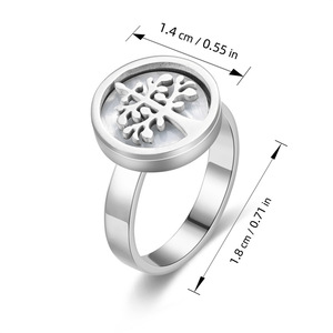 Wasserdichter und anlaufgeschützter Schmuck, Hexenring, Gothic-Ringe, Vintage-Schmuck, Herrenmode-Accessoires - Product Image 5