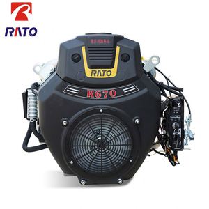 Motor de Gasolina EPA Rato R670 de 24 HP, Bicilíndrico en V, Eje Horizontal, OHV, 670 cc, Arranque Eléctrico, Refrigerado por Aire, con Rodamientos - Product Image 1