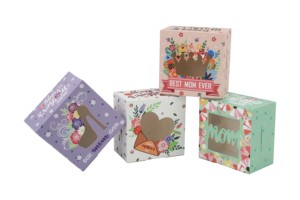 12 Cajas de Regalo de Papel Kraft para <span class=keywords><strong>el</strong></span> Día de <span class=keywords><strong>la</strong></span> Madre con Ventana, Contenedores para Galletas <span class=keywords><strong>y</strong></span> Regalos para <span class=keywords><strong>la</strong></span> Fiesta del Día de <span class=keywords><strong>la</strong></span> Madre - Product Image 3