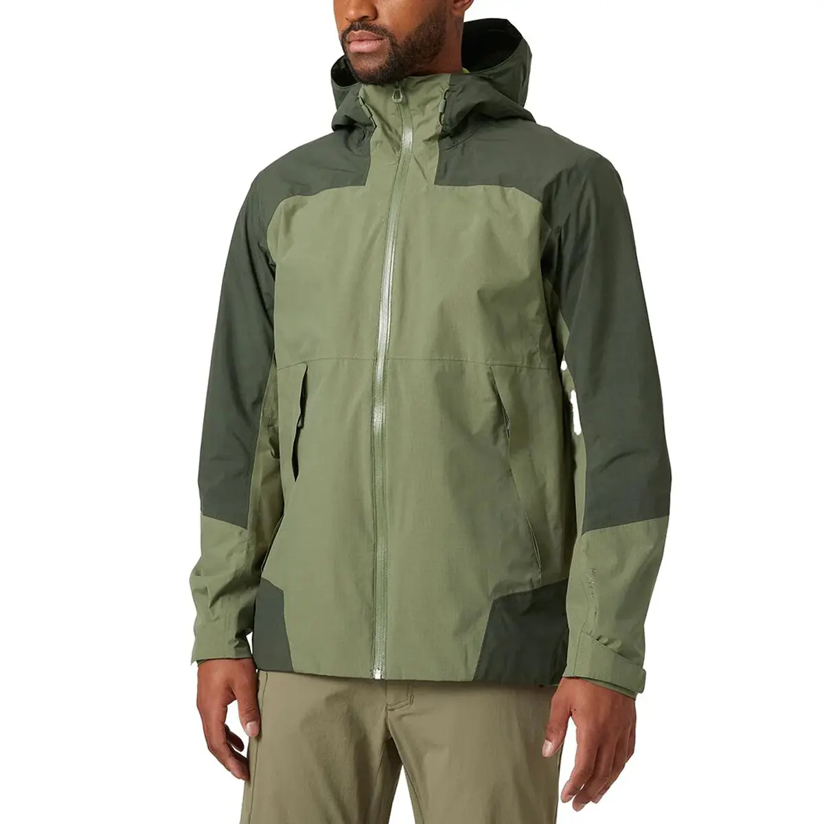 Wasserdichte leichte Regen-Windbreaker-Jacken für Herren zum Wandern mit Netz futter 2-lagige Nylon-Ripstop-Jacken