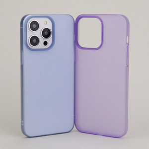 Nueva funda delgada translúcida mate esmerilada para teléfono móvil para iPhone 14 Pro Max 13 12 <span class=keywords><strong>11</strong></span> Pro 15 Plus carcasa dura para teléfono a prueba de golpes - Product Image 3