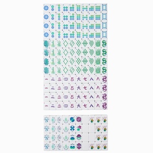 Offre Spéciale : Jeu de Tuiles de Mahjong Américain de Luxe LG-SJ Bleu, 160 Tuiles Acryliques Gravées à 4 Couches, Idéal pour les Soirées en Famille et les Cadeaux de Fêtes - Product Image 4