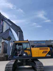 Excavadora usada de 35 toneladas Hyundai HX340 Sistema hidráulico HM8.3 Excavadora de orugas Hyundai HX340 usada para uso en la construcción - Product Image 2