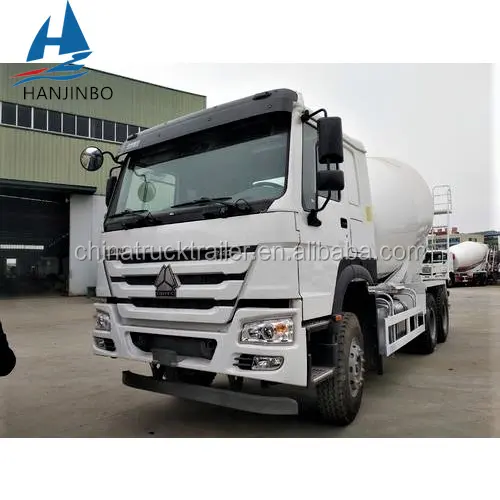 Sử Dụng Và Sử Dụng Howo 12Cubic Sinotruck Trộn Bê Tông Xe Tải Để Bán