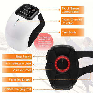 Almohadilla Eléctrica Térmica para Rodilla, Masajeador de Piernas Calefactado, Equipo para el Cuidado de Rodillas en el Hogar - Product Image 2