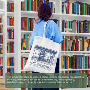 Andeiltech – sac fourre-tout en toile, esthétique, mignon, vintage, sac à bandoulière pour livres, cadeaux, sacs d'épicerie réutilisables pour femmes - Product Image 4