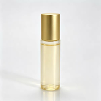Flacon de parfum en verre de luxe de forme unique, or, 3 ml, 6 ml, 12 ml, 15 ml, rechargeable, anti-fuite, avec applicateur à bille, flacon de parfum arabe