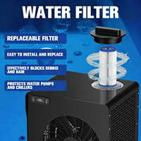 Tendances actuelles : Mini refroidisseur de bain de glace 1HP avec contrôle à distance par application WiFi, pour bain froid, avec refroidisseur et filtre