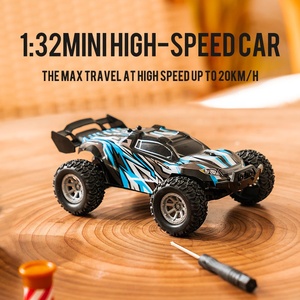 Coche de carreras pequeño de alta velocidad, vehículo de derrape con Control remoto, 20 km/h, 2,4 Ghz, escala 1/32 - Product Image 4