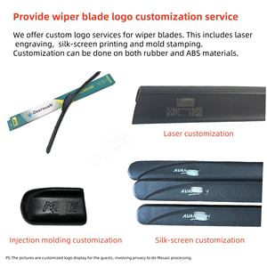 Deerxuan T017 - Lame d'essuie-glace universelle durable avec caoutchouc naturel pour <span class=keywords><strong>Skoda</strong></span> Octavia et adaptateur multiple - Product Image 6