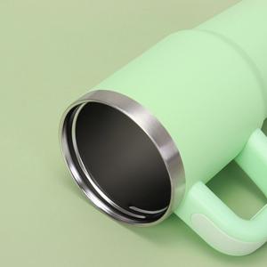 แก้วน้ำสแตนเลสสุญญากาศขนาด 30, 40, 50 ออนซ์ พร้อมหูจับและหลอดดูด สำหรับเบียร์ ชา  รับสกรีนโลโก้ ขายส่ง - Product Image 3