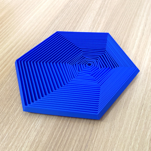 Thiết kế mới 3D in Nhựa Fractal Thần Tài hình lục giác căng thẳng cứu trợ cà rốt tháp đồ chơi - Product Image 3