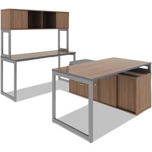 Tablero de Mesa Reversible Alera en Laminado Color Espresso/Nogal, 59.38w X 23.63d, Rectangular, para Mesas de Conferencia - Product Image 1