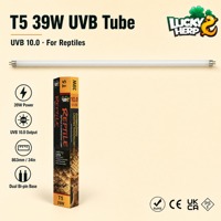 LuckyHerp T5 39W UVB10.0 Lampe UVB Spirale en Verre pour Reptiles Écologique 34 pouces