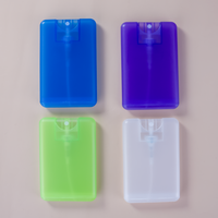 Logo de couleur personnalisé mini vaporisateur poche taille 10 15 20 ML carte rechargeable atomiseur avec pompe Sayer pour parfum voyage