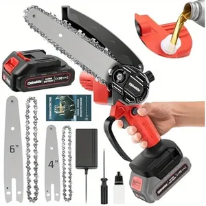 Mini <span class=keywords><strong>Chainsaw</strong></span> <span class=keywords><strong>2025</strong></span> nâng cấp 6-inch Mini <span class=keywords><strong>Chainsaw</strong></span> không dây pin-powered cầm tay di động cho cắt gỗ - Product Image 1