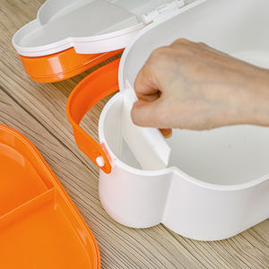 Gran oferta, caja de primeros auxilios familiar, caja de medicinas, organizador separado con bandeja removedora, contenedor de almacenamiento de plástico multifunción - Product Image 5