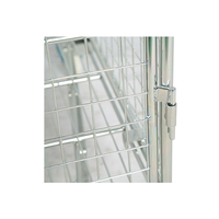 Chariot de manutention industriel pliable de sécurité personnalisé, conteneurs à roulettes, cages, chariots, emballage en carton zingué ou en bois Highbright