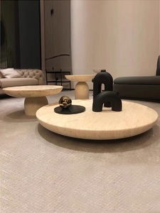 Table basse en marbre moderne personnalisée Meubles de salle à manger convertibles pour la conception de combinaison de hauteur de salon - Product Image 3