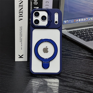 Coques de téléphone magnétiques Lichicase avec support métallique pour iPhone 17, 17 Pro, 17 Pro Max, 17 Air – Étui transparent - Product Image 1