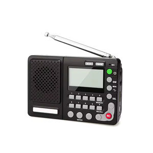Radio de Onda Corta con Grabación HD, Pantalla Digital, Reloj Despertador, Radio FM Digital de Banda Completa con Bluetooth - Product Image 1