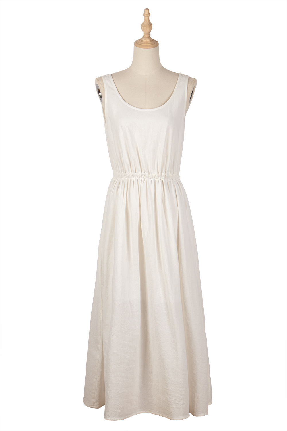 chinese dress ladies Arden Linen Halter Maxi Dress