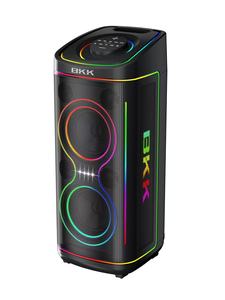 Altavoz de Fiesta <span class=keywords><strong>B</strong></span> <span class=keywords><strong>K</strong></span> <span class=keywords><strong>K</strong></span> BIG Power, Altavoz de Karaoke Inalámbrico con Woofer Doble de 8 Pulgadas, Altavoz para Interiores y Exteriores con Interior de Madera (XC8600) - Product Image 4