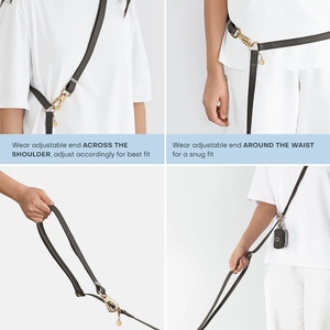 Waterproof PVC Coated Hands Free <b>Dog</b> Leash Adjustable 4 in 1 Multifunction Crossbody <b>Dog</b> Lead OEM Custom Logo <b>Dog</b> Leash Collar - Product Image 3