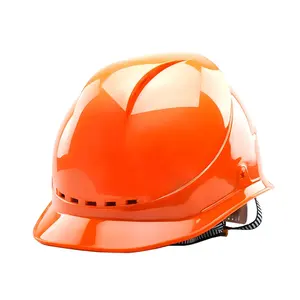 HDPE 개인적인 방어적인 단단한 모자 경량 산업 안전 헬멧 건축 채광 장비